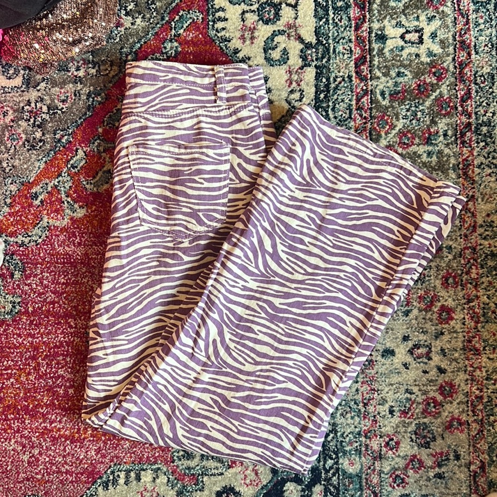 Purple Zebra Jeans